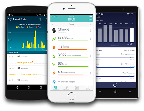 fitbit charge 3 apple app