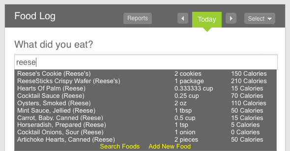 Food list