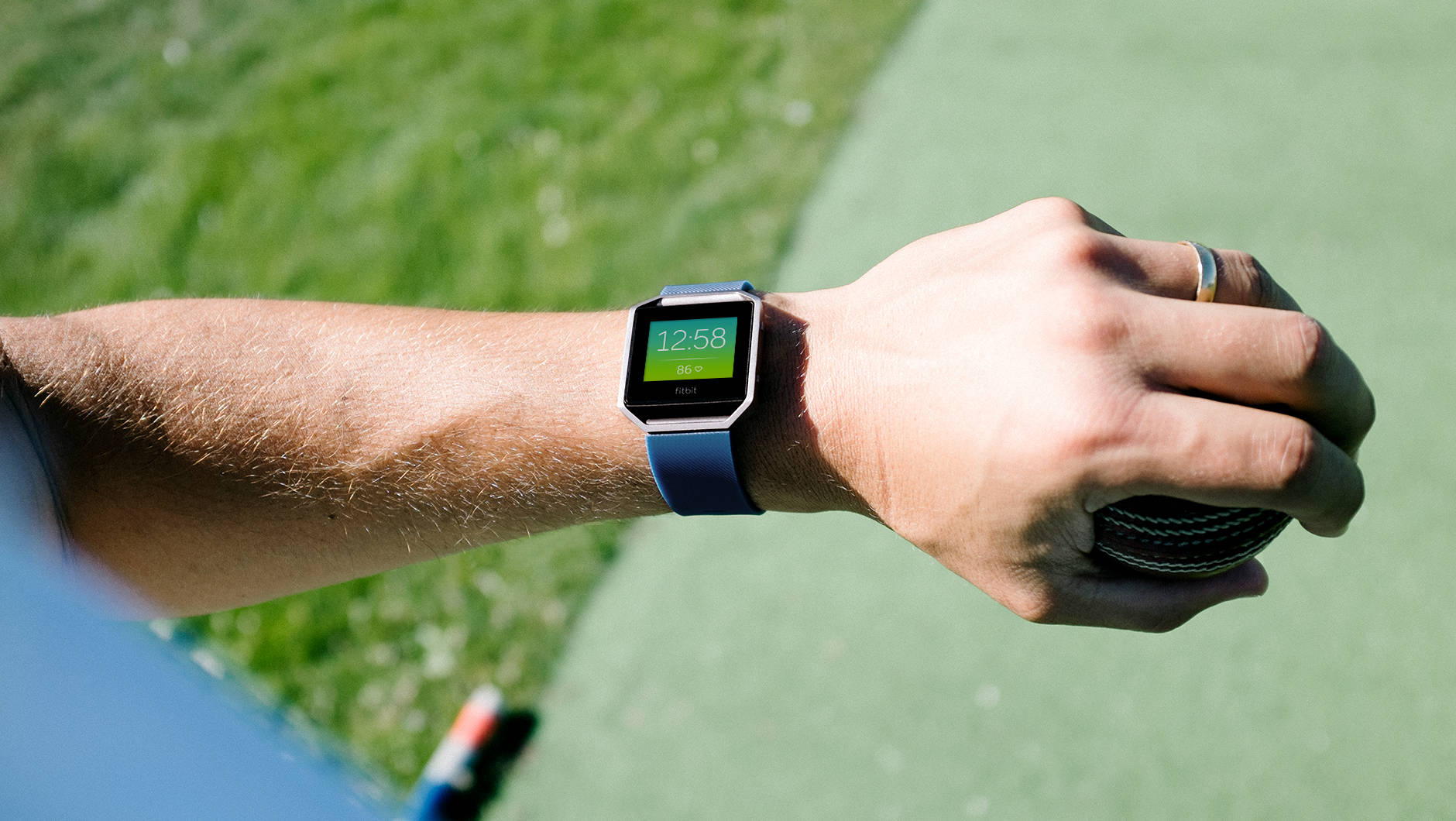 Large Fitbit Blaze Smart Fitness Watch Black for sale online 